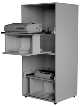 Offener Doppeldruckerschrank „OF-DDS 2000“-740 x 690 x 1370 mm - OF-DDS 2000 